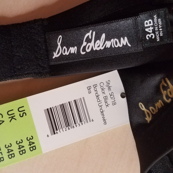 Sam edelman black bra  f41 - Picture 4 of 4